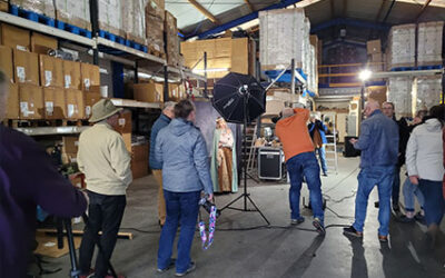 Geslaagde cluavond modellen fotograferen.